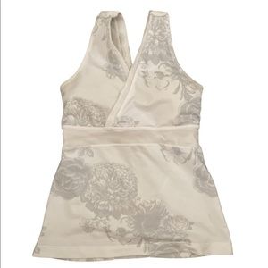 Lululemon Deep V Tank Top Light Floral